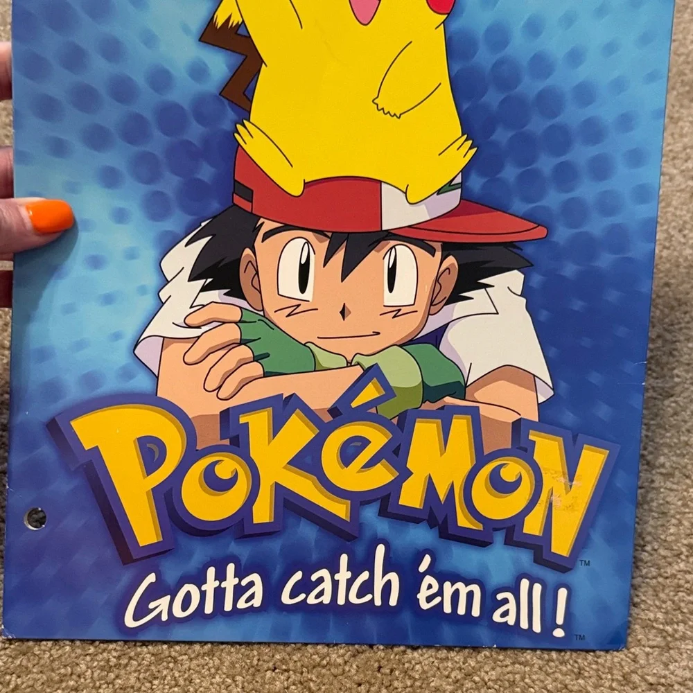 Pokemon Blue and Yellow Binder Gotta catch ‘em all! Official Nintendo licensed